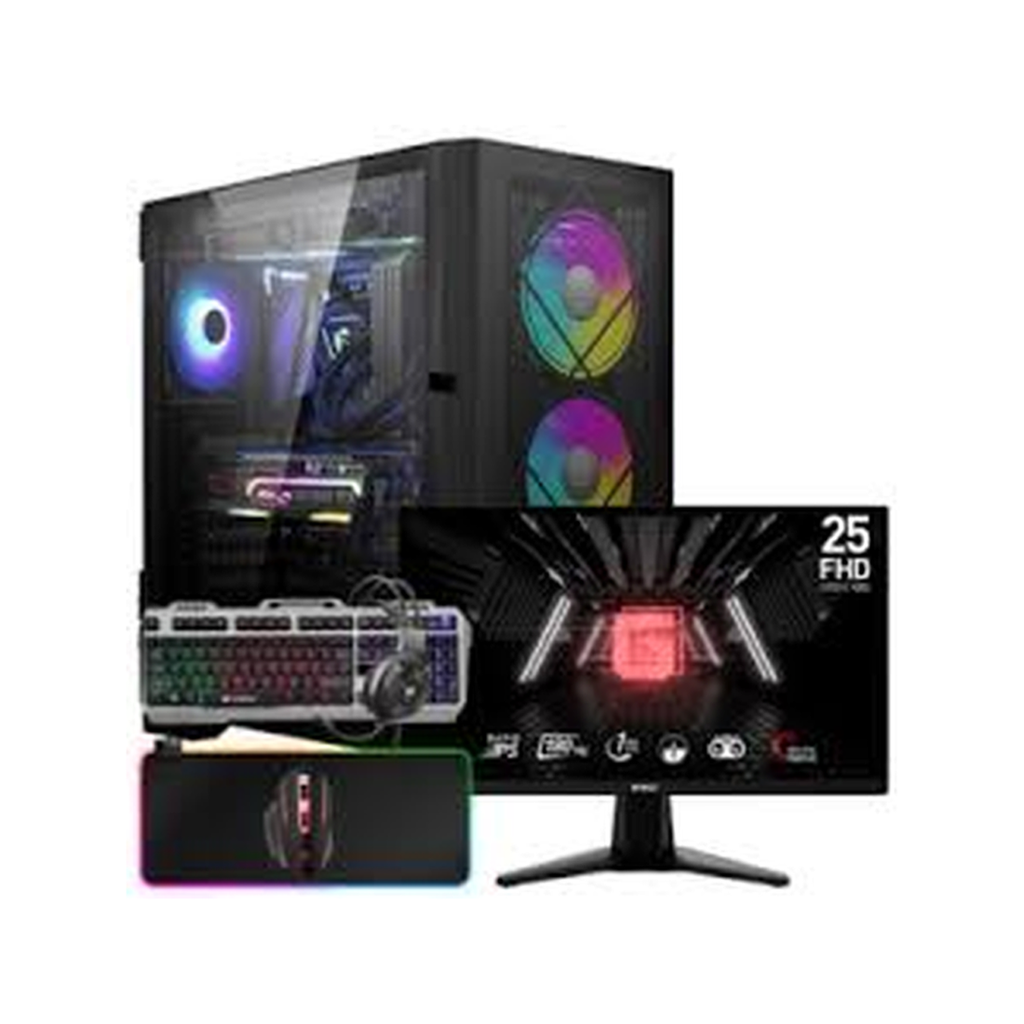 SETUP GAMER R5 5600X/RX6700XT/16Go/1To + G255F + HPG100 | Setupgame