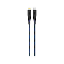 [SG-9000] CABLE GOUI FLEX TYPE C VERS LIGHTNIN (2 M) BLEU FONCE