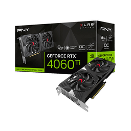 [SG-9029] CARTE GRAPHIQUE PNY GEFORCE RTX 4060TI 8GB XLR8 GAMING VERTO DUAL FAN OC