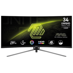 [SG-9204] MONITEUR MSI MAG 345CQR 34'' 180HZ 1MS