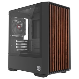 [SG-9511] BOITIER SG WOOD MINI 4 FAN NOIR