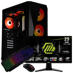 [SG-9585] SETUP GAMER R7 5700X/RTX5050/16Go/512Go + 255XF + GK100 + GM100