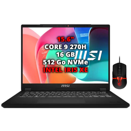 [SG-9969] PC PORTABLE MSI MODERN 15 H C2RMG-298MA 15,6"FHD/CORE 9-270H/INTEL IRIS XE/16Go/512Go + Souris